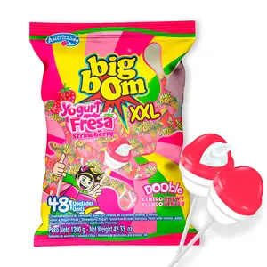 Americandy XXL Lollipops, Strawberry Yogurt Americandy XXL Lollipops, Strawberry Yogurt