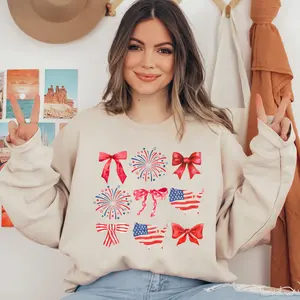 America Bow Ready To Press DTF Transfers, DTF Hot Peel