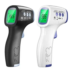 LPOW No-Touch Digital Forehead Thermometer - Instant 1s Infrared Reading for Baby, Kids & Adults, 3-in-1 Body & Surface Mode with Fever Alarm