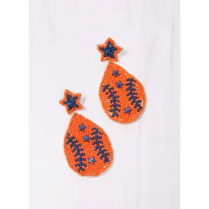 Ballgame Best Earring Orange/Navy