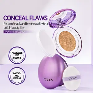 Filter Cushion Foundation Concealer | Pore-Blurring Matte Long-Wear Breathable Skin Coverage | Self-Smoothing Soft-Focus Formula for Oily & Combination Skin | Pocket-Size Refillable Compact for Work & Weekend Wear