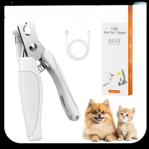 Stainless Steel Manual Pet Nail Clippers,pet nail clipper and grinder, dog nail clipper trimmer, ultra quiet electric nail set, rechargeable, suitable for trimming toes and claws of dogs and cats of all sizes Groomer Tools Grooming Accessories