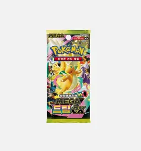 P - 1 (ONE) Pack of Pokemon TCG Mega Dream EX M2a Booster Korean