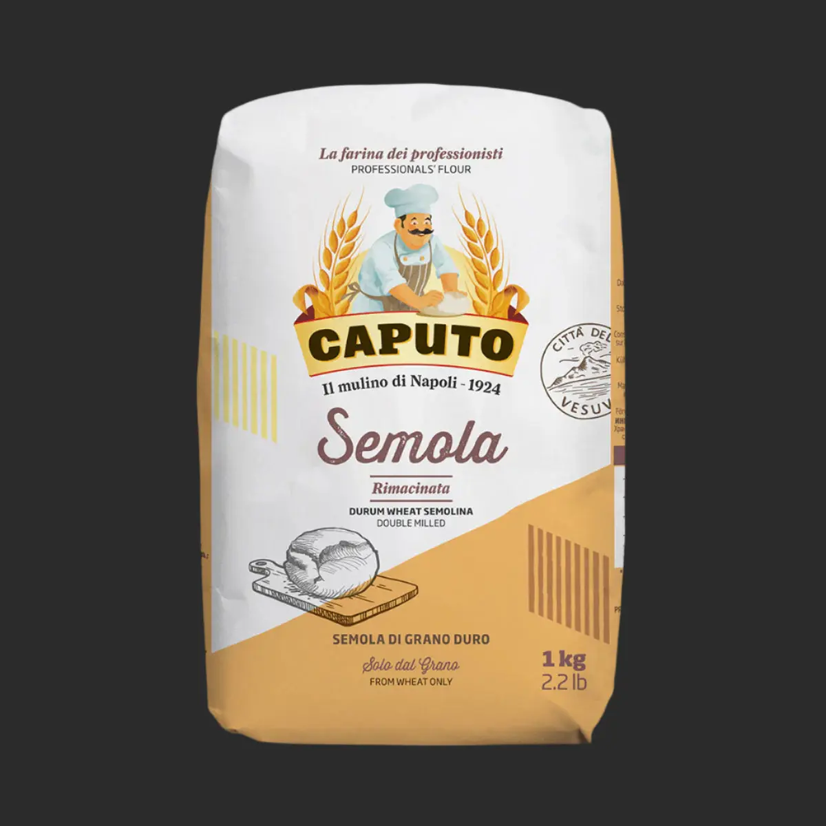 Caputo Durum Wheat Semolina (1kg/2.2lbs)