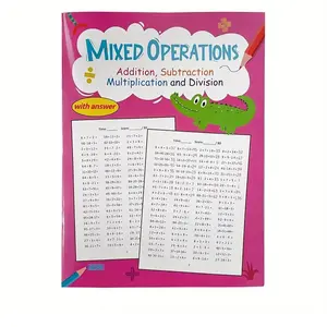 Multiplication and Division Workbook (including Handwriting Practice and Number Tracing), Suitable for Kindergarten To Primary School Levels, Birthday and Holiday Gift, Learning Tool Suitable for School and Home Use, School Study Supplies
