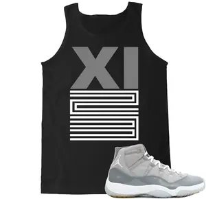 Men's XI 23 Cool Grey Tank Top