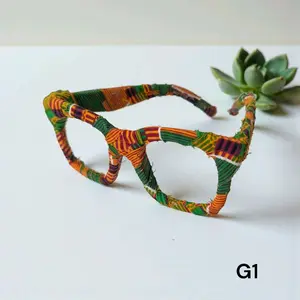 Cloth Wrapped Lensless Glasses No RETURNS