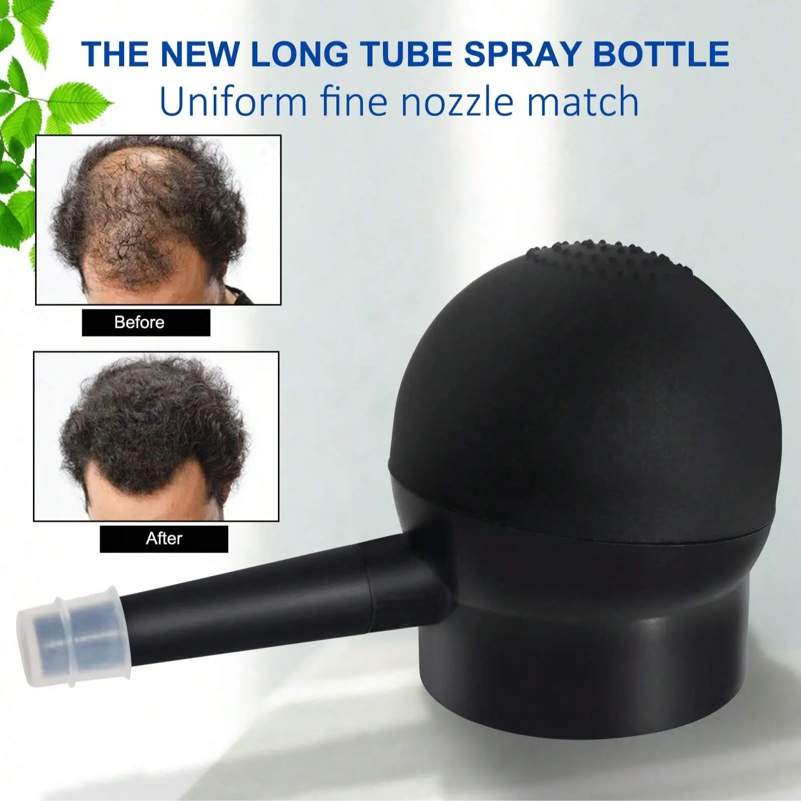 Hair Fibers, Spray Applicator Pump Nozzle for Hair Fibers Hair Builder Nozzles Hair Thickening Tools Styling Tools Hair Volume Tool Salon Supplies