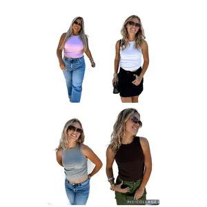 Taylor Ribbed Ruched Tank Top