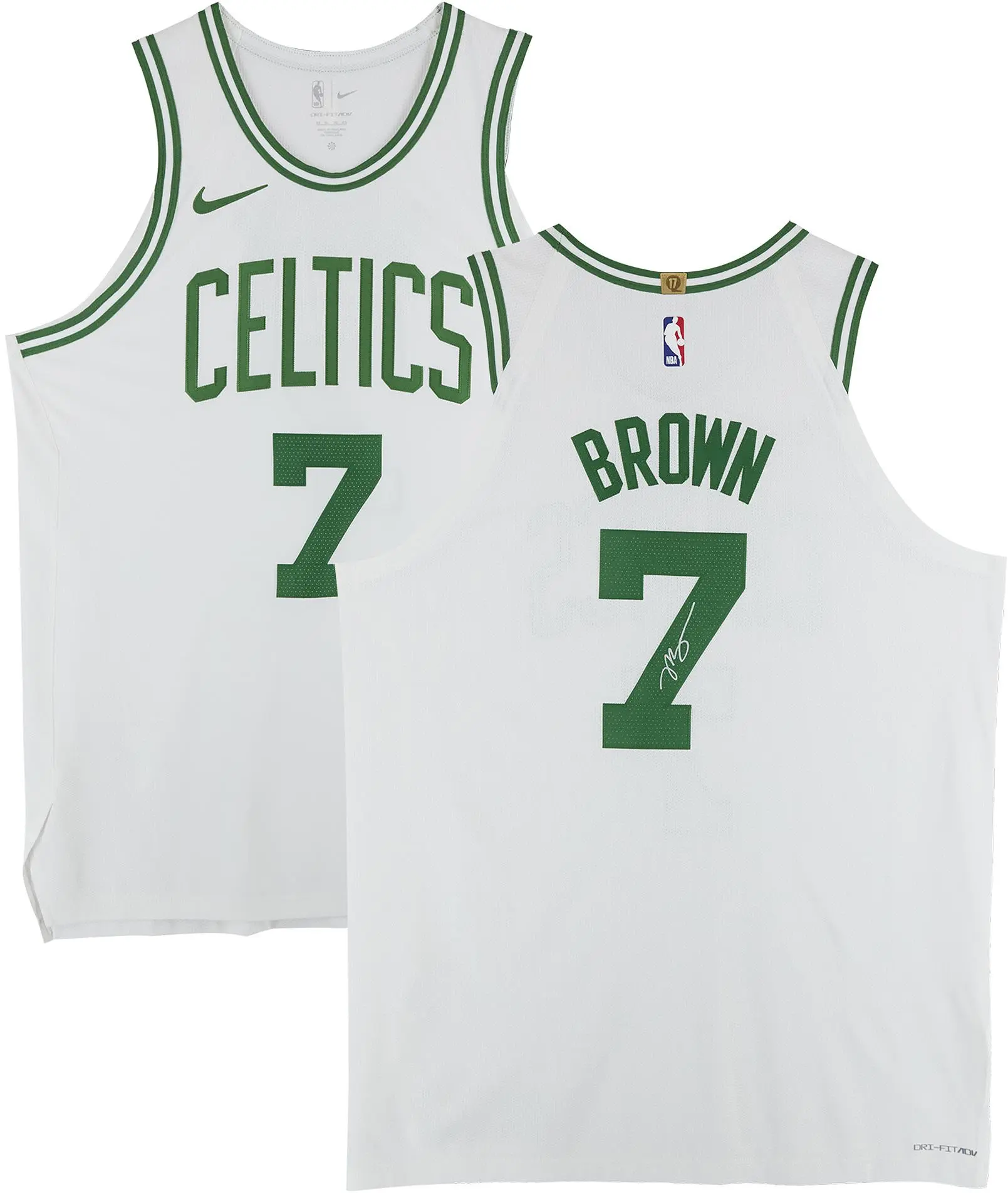 Jaylen Brown Boston Celtics Autographed Nike White Association Authentic Jersey - Fanatics Authentic Certified