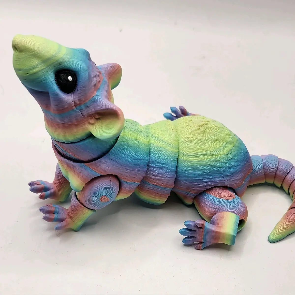 3D Printed Articulated Rat Home Decor Desk Buddy