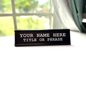 Customize Desk Nameplate, Office Decor, Novelty Desk Decor Sign