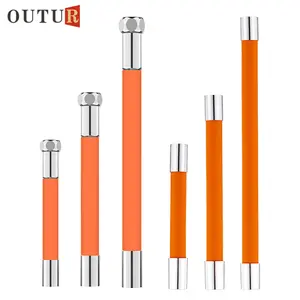 Universal Flexible Faucet Extender Tube with 360° Swivel Anti Splash Water Supply Hose Bendable Shape Holding Extension Pipe