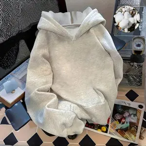 Hooded Sweatshirt Vintage-Washed Hoodie Streetwear Unisex Hooded Jacket Men's Soft Casual Fashion Top Solid Color Long Sleeve 50%Cotton50%Polyester