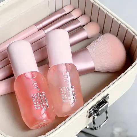 Moisturizing Glossy Lip Glaze Stick Set, Hydrating Plumping Lip Oil, Lip Care for Girls and Women, back to school