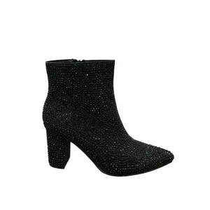 Iceberg Glittery Boots for Winter Season and Wedding - Ankle Boot with Sparkling Detailing