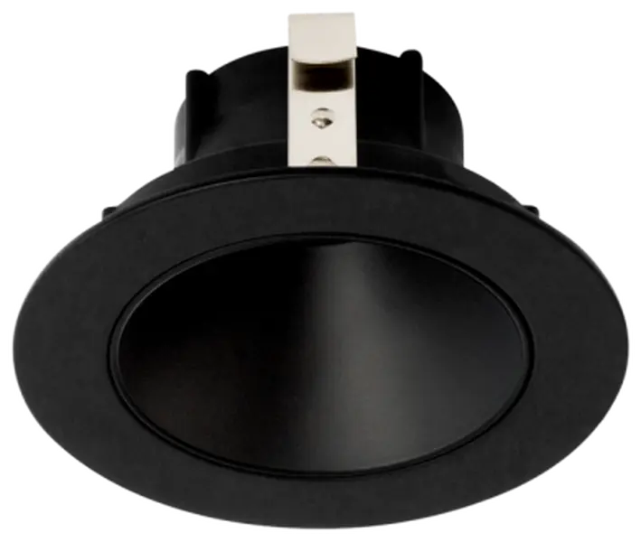 Elco Lighting Pex 3" Round Deep Reflector for Koto System, All Black, ELK3618BB