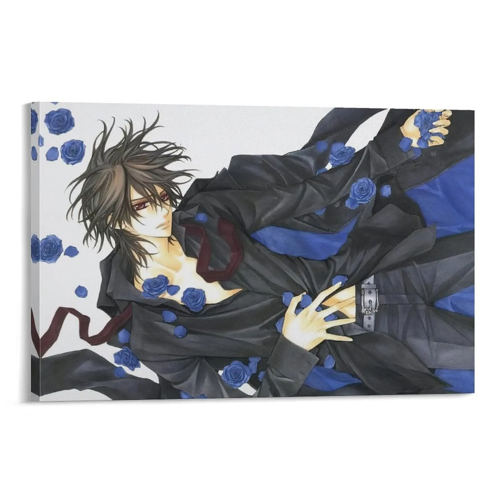 Vampire Knights Kaname Kurans Anime Poster. Canvas Art for Family Bedroom. Gift Option. Adds Anime Charm to Your Space. Canvas Poster Bedroom Decor Sports Landscape Office Room Decor Gift Frames Wall decoration artwork Ornaments Artistic Print Photo