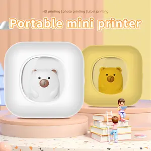 Mini Pocket Thermal Instant Photo Printer Label Maker Machine BT Wireless Connect Compatible with Android or iOS