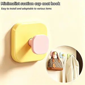 Dopamine Strong Adhesive Hooks, No-Drill Suction Cup Hooks, 2026 New Model, Wall Mount Organizer for Bathroom & Bedroom, European Style Home Decor