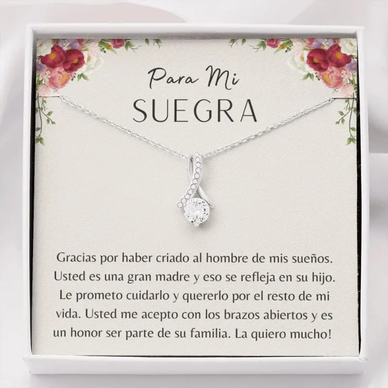 Para Mi Suegra, Regalo Para Suegra, Regalo Para Mama de Mi Esposo, Regalo Para Dia de Boda, Gift for Mother in Law Spanish, Gracias Suegra
