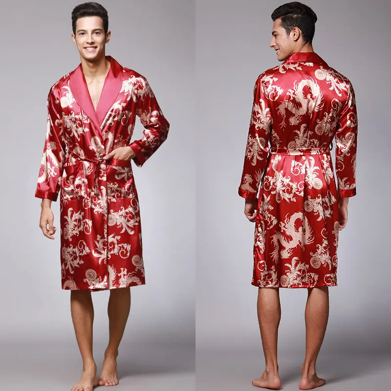 WP032 Single Robe Wine Red