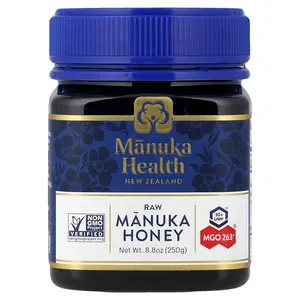 Manuka Health Raw Manuka Honey, UMF 10+, MGO 263+, 8.8 oz (250 g)
