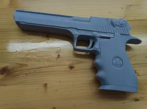 Life Size Desert Eagle Display Model – Solid Non-Functional Toy – DLP Laser Printer - Toy