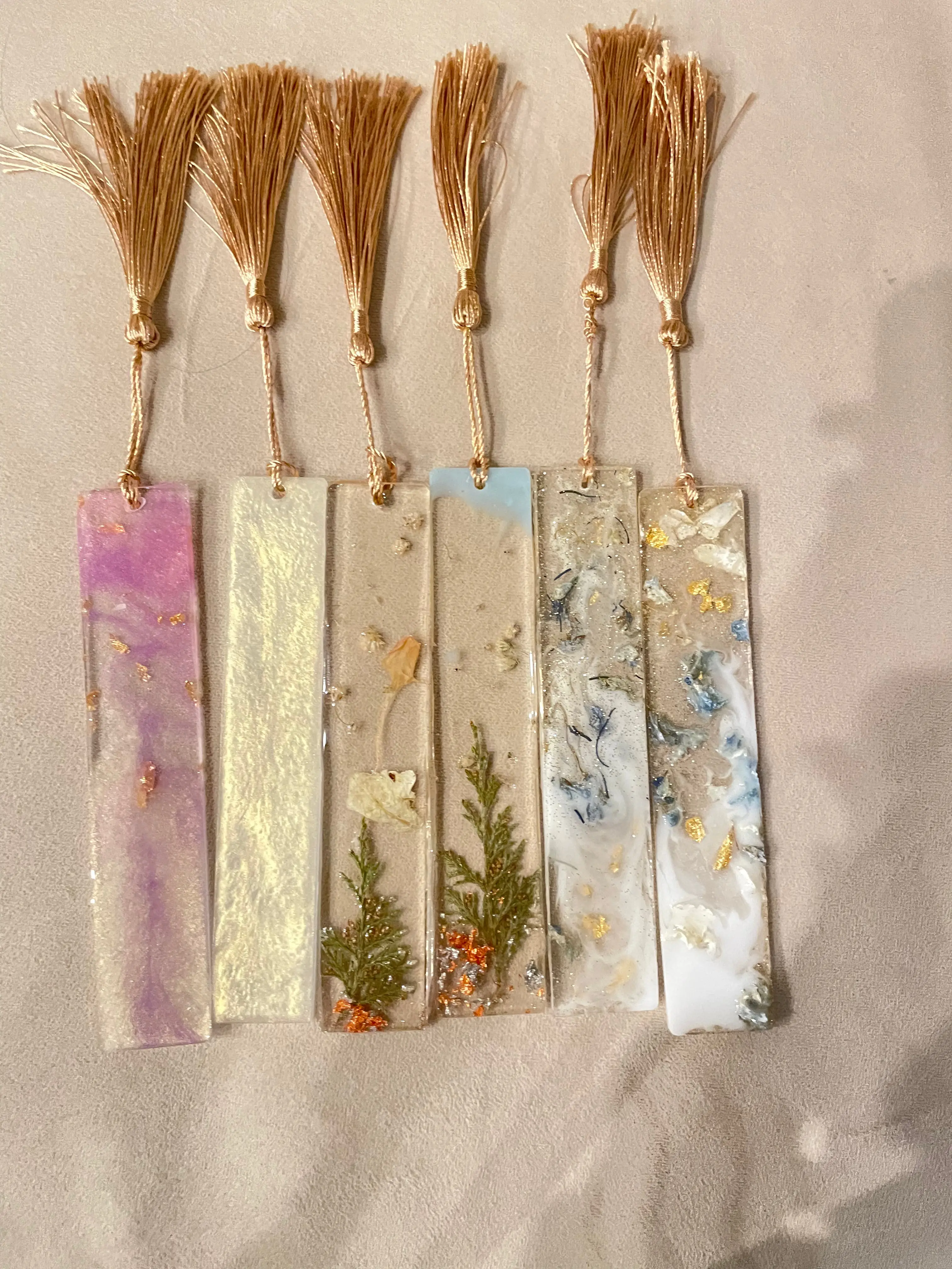 Handmade Resin Bookmark