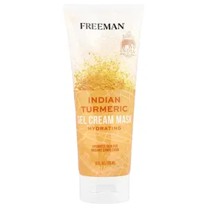 Freeman Beauty Hydrating Indian Turmeric Gel Cream Beauty Mask, 6 fl oz (175 ml)