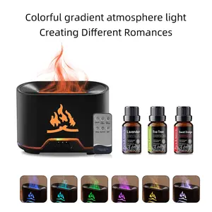 300ml Aromatherapy Humidifier  7-Color LED, Remote Control, Whisper Quiet, for Office & Bedroom