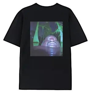 Premium Cotton T-shirt Funny  Slice T-Shirt Fat Man in Swamp Meme Humor Graphic Tee Unique Internet Culture Shirt Menswear Top Funny graphic t-shirt