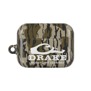 Bottomland Camo AirPods Case – Old School Duck Hunting Camouflage Cover, Protective Case for AirPods Gen 1/2/3/4 & AirPods Pro 1/2, Protection, Durable