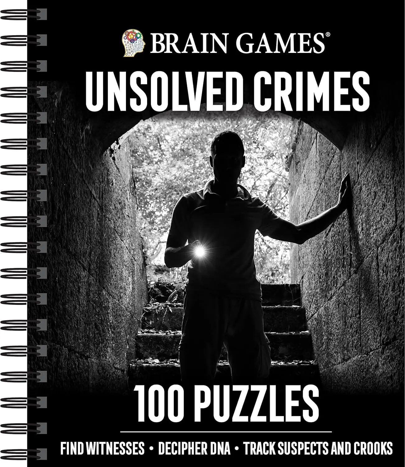 Brain Games - Unsolved Crimes: 100 Spiral-bound Brain Games - Unsolved Crimes: 100 Spiral-bound