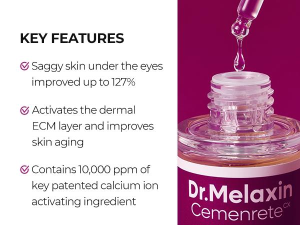 [Dr. Melaxin Official] Cemenrete Calcium Intense Ampoule Plus | Anti-aging, Elasticity, Volume | Korean Cosmetic | 30ml