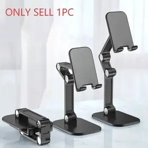 Adjustable Phone Stand, Height Adjustable Foldable Desktop Stand, Phone Holder Stand Compatible with 4-11 Inch Phones/iPads/Tablets, Folding, Cell Phone Stand