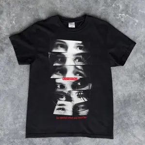 Obsession Movie Shirt with Be Careful What You Wish For Eye Collage, 2026 Thriller Film Lover Gift
