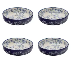 Temp-tations Set of (4) 32-oz Shallow Bowls Temp-tations Set of (4) 32-oz Shallow Bowls