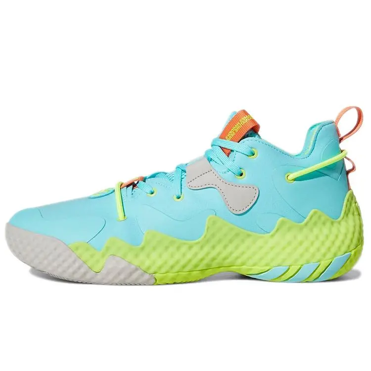 Adidas Harden Vol. 6 'Pulse Aqua Solar Yellow' Men's Basketball Sneaker Built with Responsive Boost and Lightstrike Cushioning