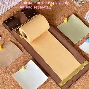 Vintage Roll Sticky Notes or Retro Note Clip, Multi-Functional High Aesthetic, Tearable Non-Stick Blank Message Notes, Decorative Literary Style