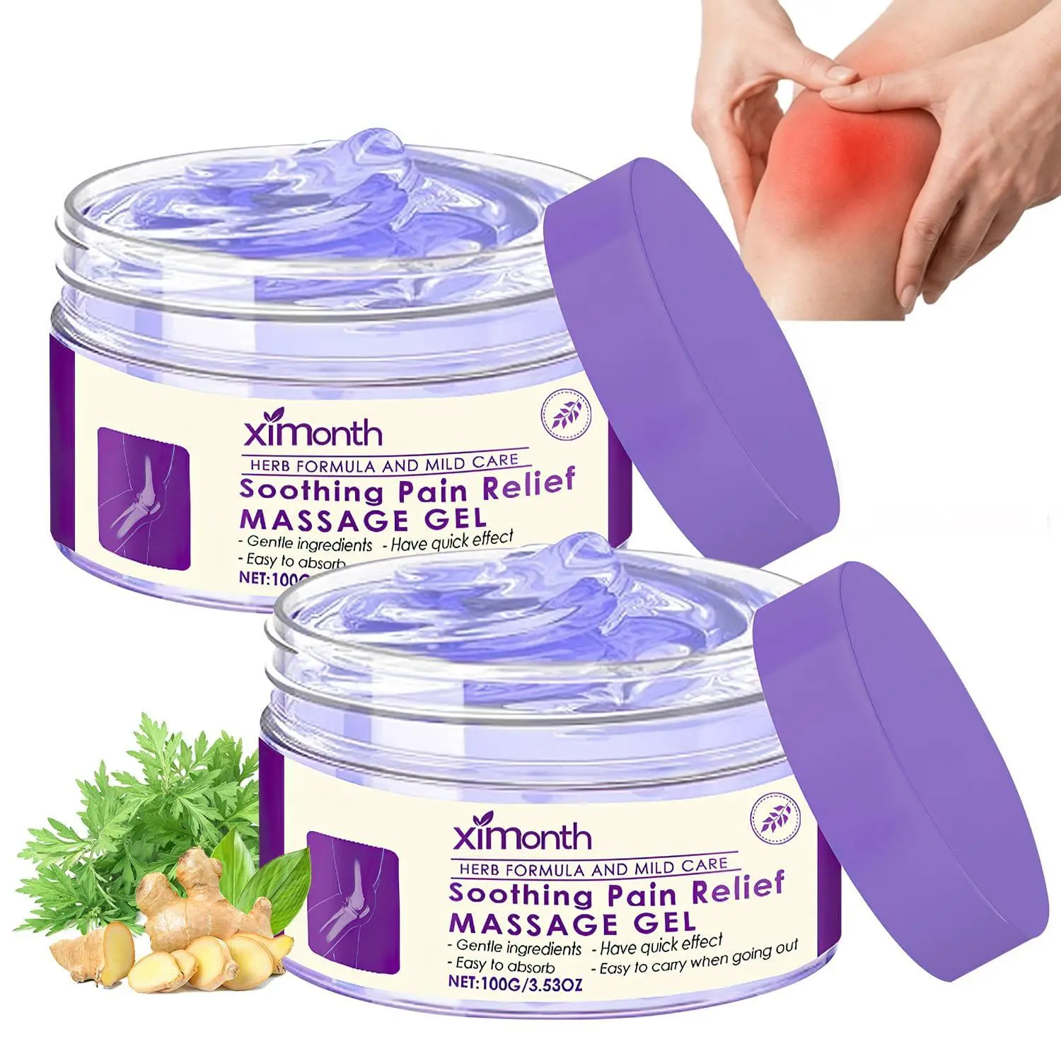 Body Massage Gel - Therapy Healthcare Treatment for Joints, Knees, Elbows, Shoulders - Travel & Office Daily Care - External Application Comfort