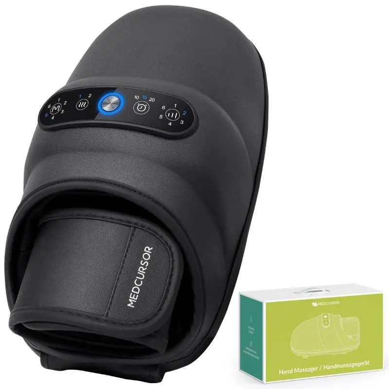Medcursor Cordless Hand Massager, Hand Massager with Heat, Hand Warmer with Acupressure Beads, 6 Massage Modes, 2 Heat Levels, 3 Timers,father'sdaygifts,summerhairstyles