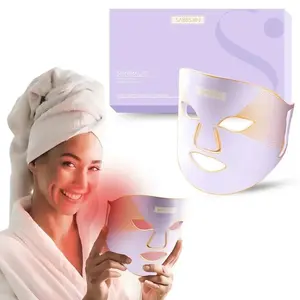 LED Face Mask Light Therapy for Acne, Anti-Aging & Skin Brightening