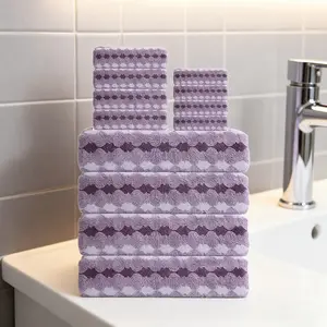 Luxurious 12-piece towel set – includes 4 large bath towels (27.56X 55.12inch ), 4 soft face towels (13.78X 29.53inch ), and 4 absorbent hand towels (11.81X 11.81inch ) |     Coral fleece material, quick-drying and ultra-soft |     Suitable for daily use