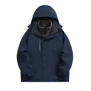 Custom Logo Printed Jacket Workwear Autumn Winter 3-in-1 Fleece Jacket 4S Store Sales Work Jacket Embroidery