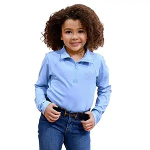 Women Equestrian, long sleeve base shirt with CM logo on chest