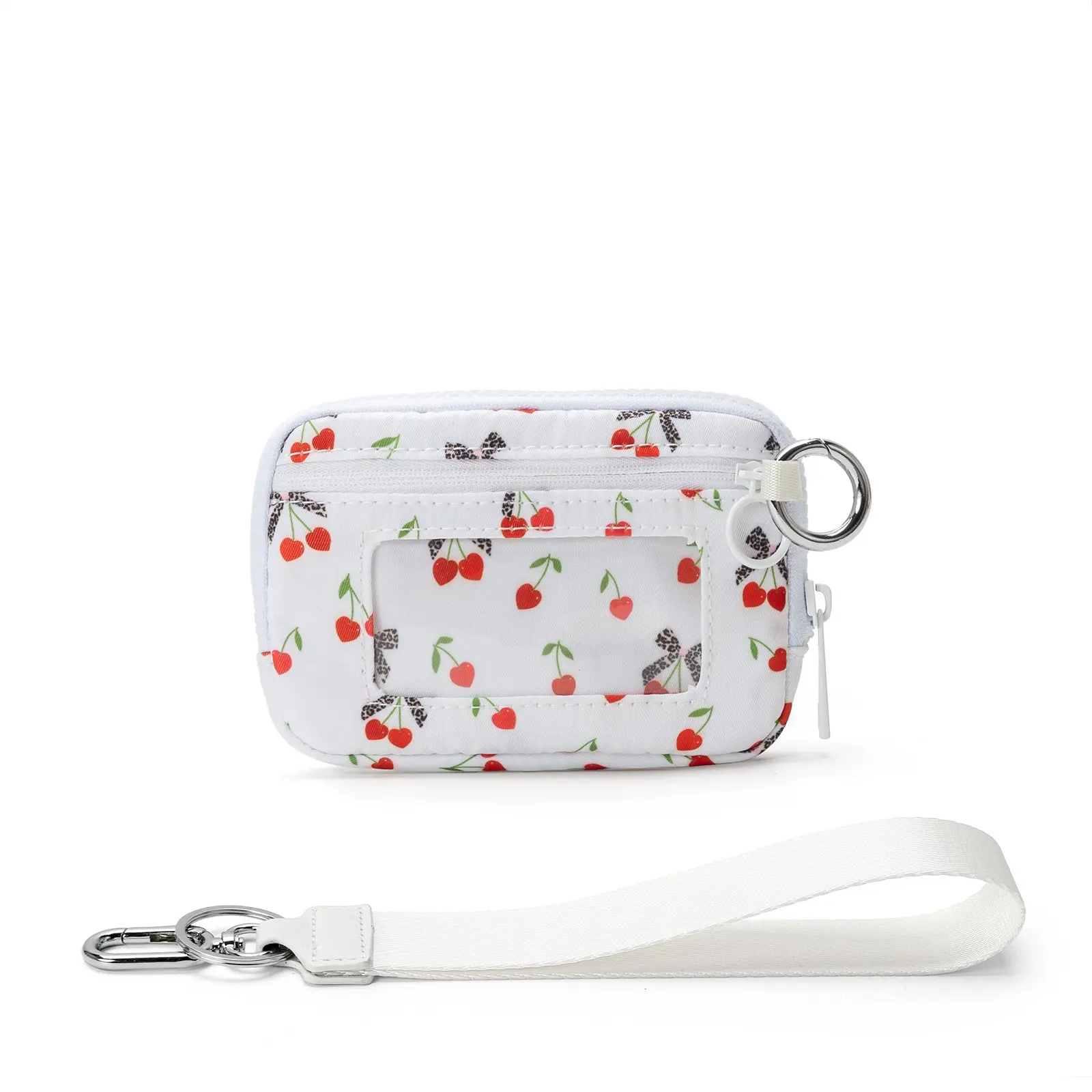 white base cherry print
