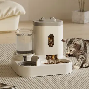 New Automatic Pet Feeder & Waterer Combo – 2-in-1 Food and Water Station for Cats and Dogs