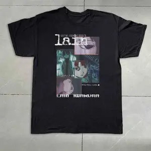 Vintage Style Lain Serial Experiments  T-shirt  Unisex