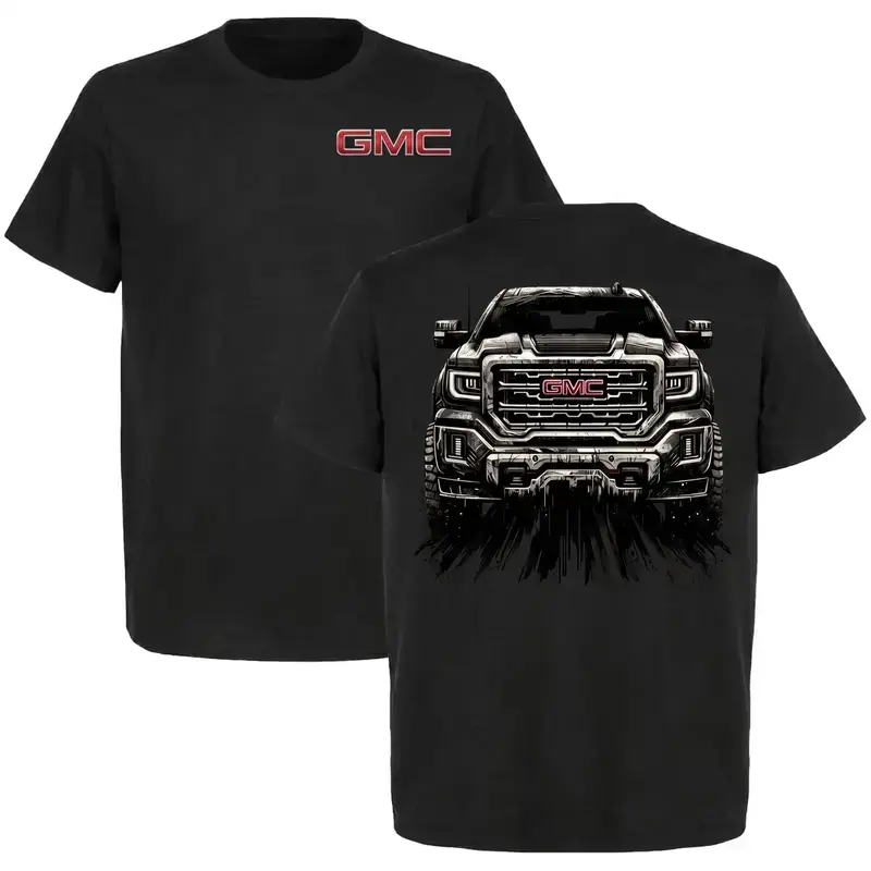 GMC Sierra Truck Graphic T-Shirt, Vintage Pickup Truck Tee, Automotive Streetwear Shirt, Classic Truck Lover Graphic Top, Retro Garage Style Short Sleeve Crewneck, Off-Road Inspired Casual Tee, Gearhead Gift For Men & Women, Everyday Summer Outfit